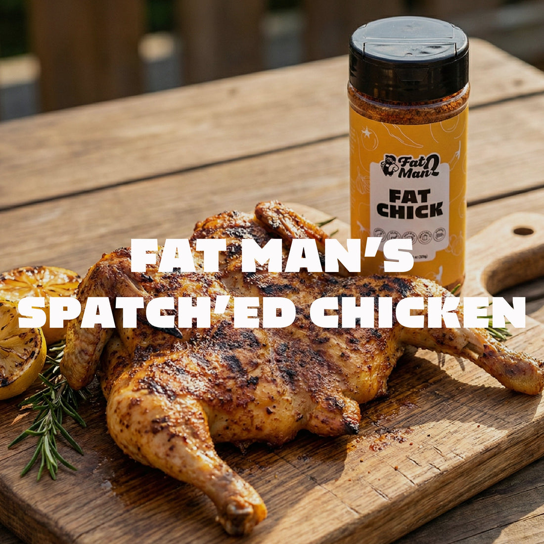 Fat Man's Spatch'ed Chicken