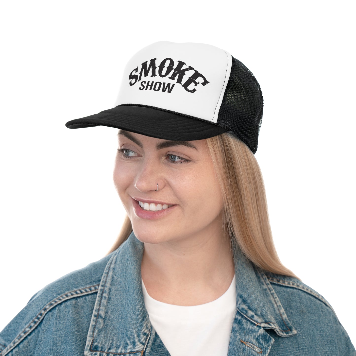Smoke Show – Trucker Hat by Fat Man Q
