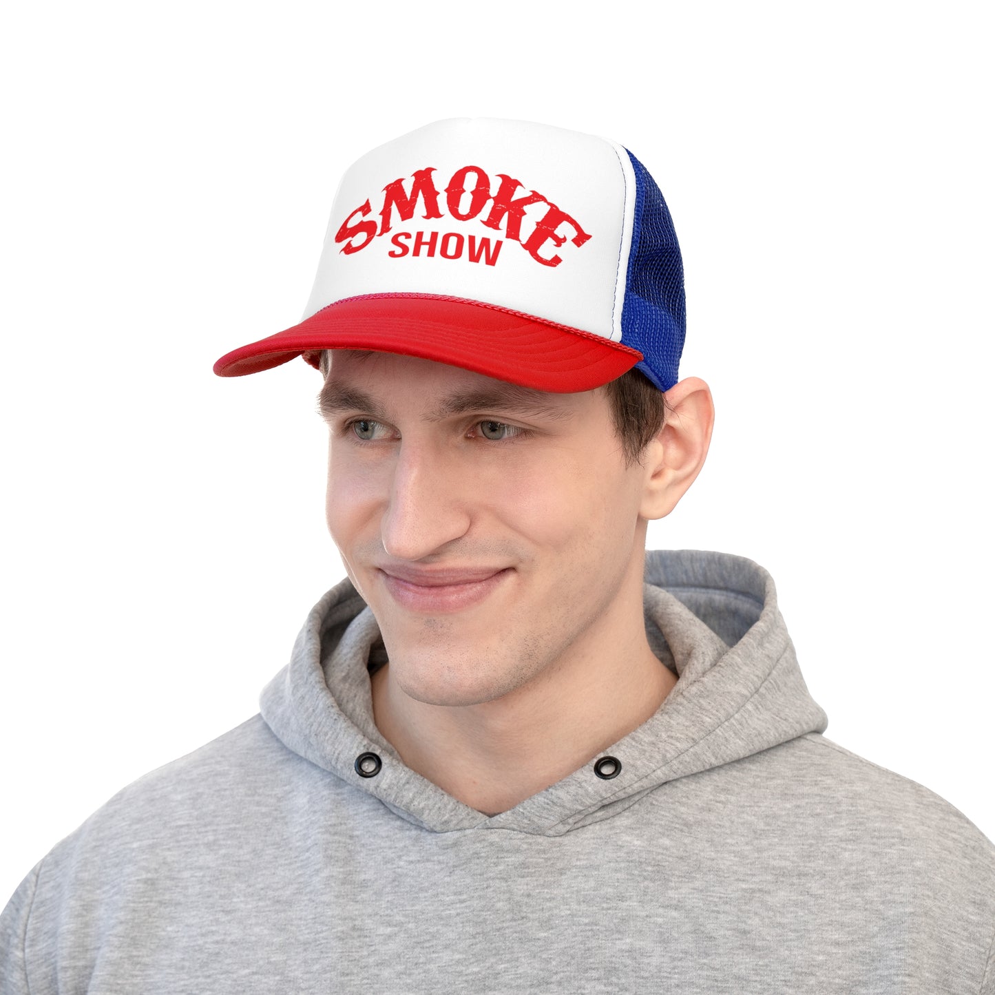 Smoke Show – Trucker Hat by Fat Man Q